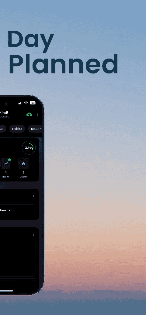 DoMind privacy-first design - your data stays on your device